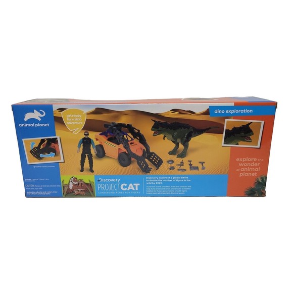 Animal Planet Dino Exploration Set  Vehicle, Figure, & Dinosaur Ages 3+ - Picture 3 of 3